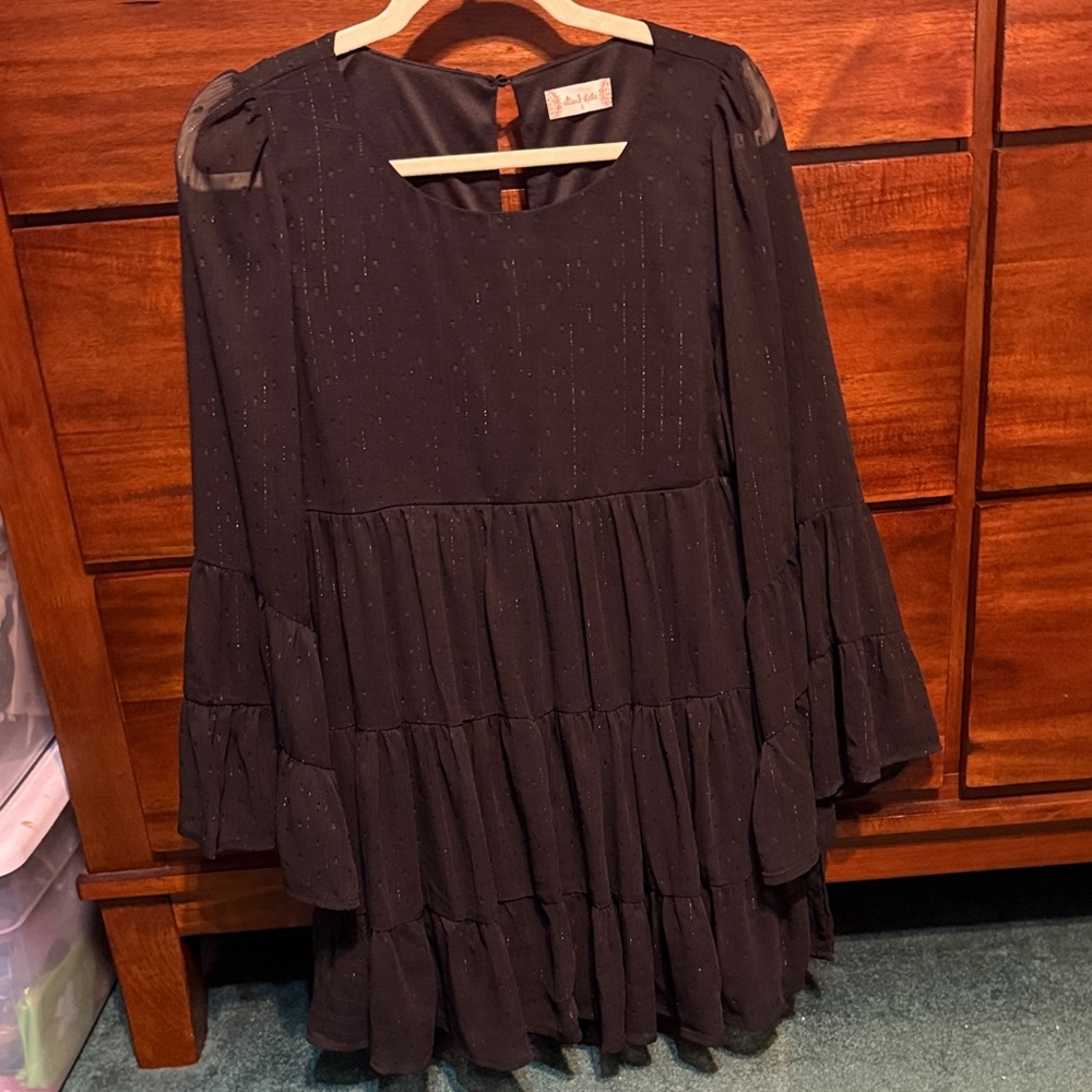 Altar'd State Midnight Black Dress